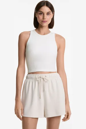 Oysho Langes Tanktop Aus Modalmischung Mit Rib
