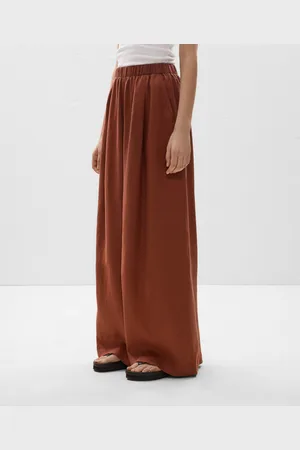 Oysho Weite Hose Aus 100 % Leinen