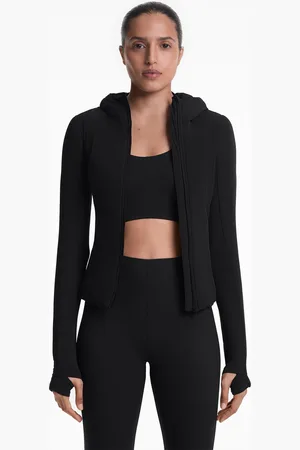 Oysho Wattierte Funktions-Jacke Mit Fellex® Volcanic