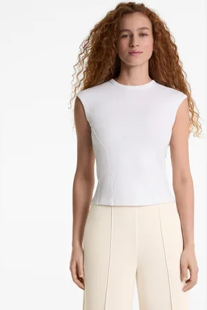 Oysho Geripptes T-Shirt Mit Baumwolle Und Modal