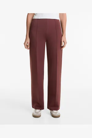 Oysho Gerade Geschnittene Hose In Neopren-Optik