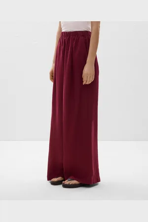 Oysho Weite Hose Aus 100 % Leinen