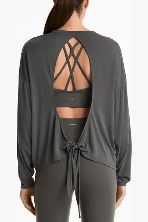 Oysho Rückenfreies Shirt Aus Modalmischung Mit Schnürung