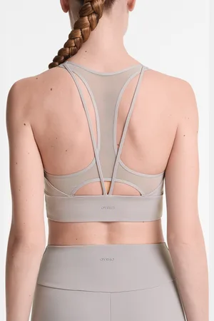 Oysho Sport-Bh Comfortlux Mit Mittlerem Halt Und Mesh