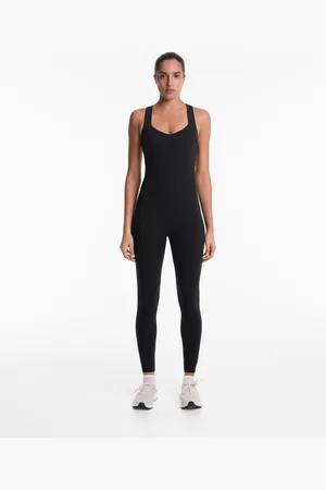 Oysho Compressive-Overall Mit Am Rücken Überkreuzten Trägern