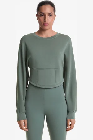 Oysho Crop-Sweatshirt Mit Modal Mit Weichem Griff