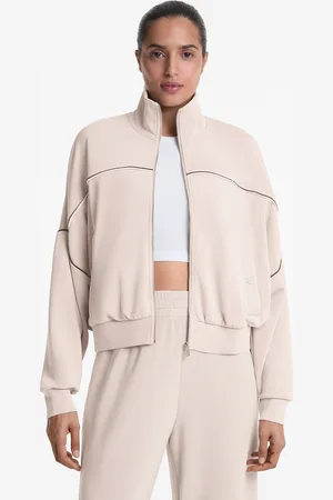 Oysho Jacke Aus Weichem Stoff Mit Modal, Mit Piping Und Knöpfen