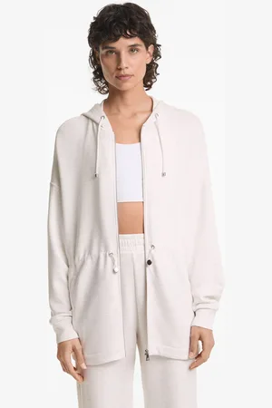 Oysho Lange Jacke Mit Verstellbarer Taille