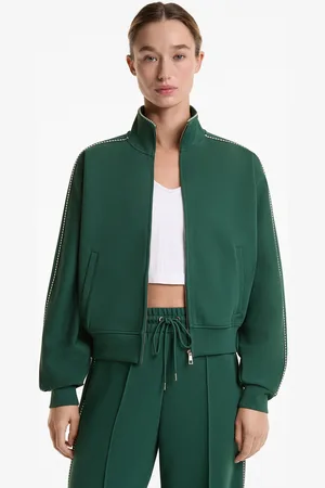 Oysho Piqué-Jacke Medium Weight Mit Baumwolle Und Piping