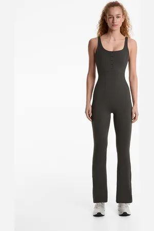 Oysho Comfortlux Flare-Overall Mit Rib