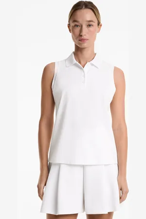 Oysho Ärmelloses Piqué-Poloshirt Aus Baumwollmischung