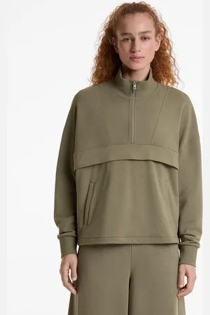 Oysho Sweatshirt Mit Stehkragen Und Baumwoll- Und Modalanteil