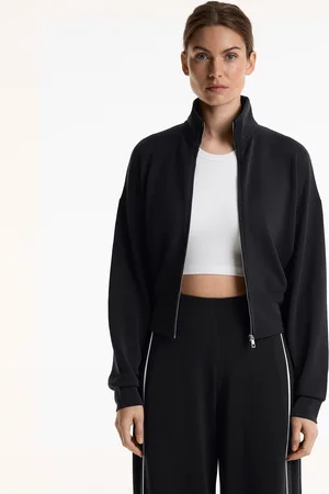 Oysho Jacke In Weicher Haptik Mit Modalanteil Und Stehkragen