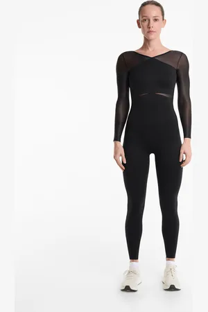 Oysho Langer Perfect-Adapt-Overall Mit Mesh