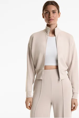 Oysho Jacke In Weicher Haptik Mit Modalanteil Und Stehkragen