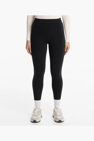 Oysho Knöchellange High Rise Seamless-Leggings In Super Extra Warm Qualität, 70 Cm