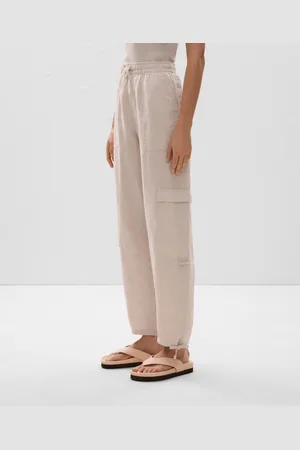 Oysho Cargohose Aus 100 % Leinen