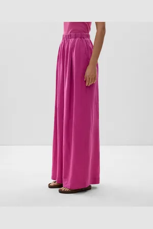 Oysho Weite Hose Aus 100 % Leinen