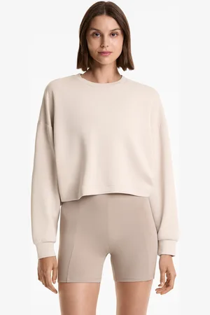 Oysho Kurzes Sweatshirt Aus Modal Mit Überkreuztem Rücken