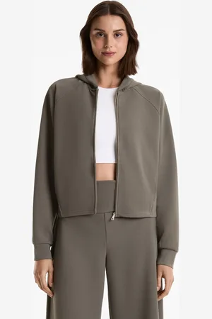 Oysho Jacke Rippe Mit Kapuze