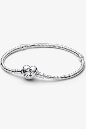 PANDORA Moments Herz & Schlangen-Gliederarmband