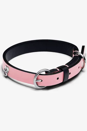 PANDORA Rosafarbenes Haustierhalsband aus lederfreiem Stoff