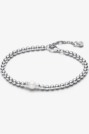 PANDORA Süßwasserzuchtperle & Kugeln Armband