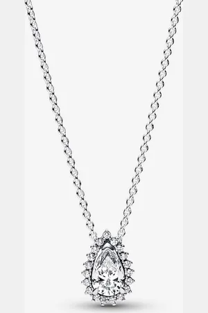 PANDORA Funkelnde Birnen-Kranz Collier-Halskette