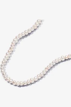 PANDORA Süßwasserzuchtperlen Collier-Halskette mit T-Verschluss