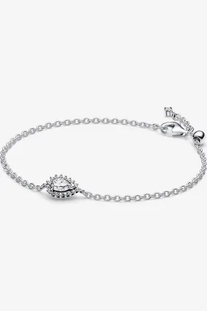 PANDORA Funkelndes Birnen-Kranz Gliederarmband