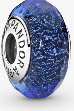 PANDORA Facettiertes Blaues Murano-Glas-Charm