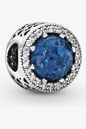 PANDORA Mitternachtsblauer Strahlenkranz der Herzen Charm