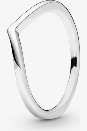 PANDORA Polierter Wishbone-Ring