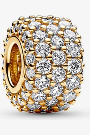PANDORA Funkelndes Dreireihiges Pavé-Charm