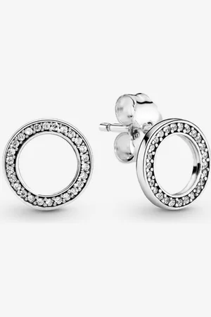 PANDORA Funkelnder Kreis Ohrstecker