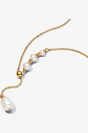 PANDORA Süßwasserzuchtperle Tropfen-Collier-Halskette
