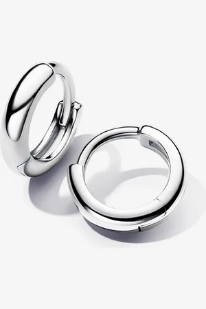 PANDORA R & e Huggie-Kreolen-Ohrringe