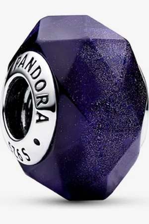 PANDORA Facettiertes Blaues Murano-Glas-Charm