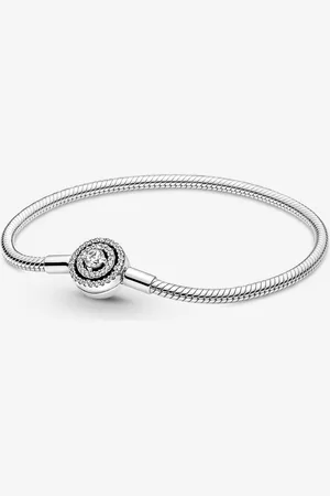 PANDORA Moments Strahlenkranz Schlangen-Gliederarmband