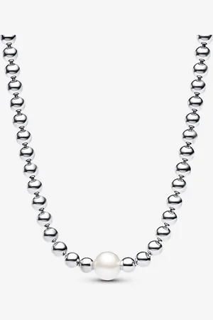 PANDORA Süßwasserzuchtperle & Kugeln Collier-Halskette