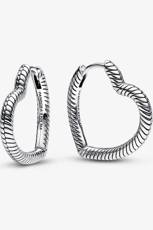 PANDORA Moments Herz Charm-Ohrringe
