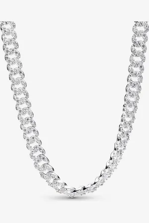 PANDORA Pavé Cuban Gliederhalskette