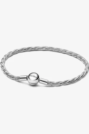 PANDORA R & er Verschluss Gedrehtes Schlangen-Gliederarmband