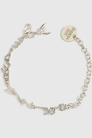 Patrizia Pepe Messingarmband mit Strasssteinen