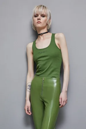 Patrizia Pepe Geripptes Top aus Baumwolle