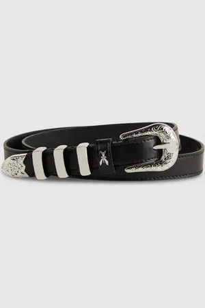Patrizia Pepe Cowboy-Ledergürtel Low Waist