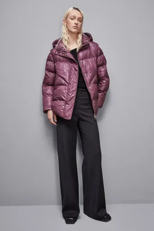 Patrizia Pepe Oversize-Daunenjacke aus glänzendem Nylon