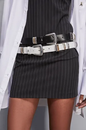 Patrizia Pepe Ledergürtel Low Waist
