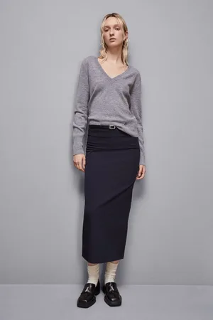 Patrizia Pepe Kaschmirpullover mit V-Ausschnitt