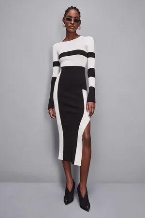 Patrizia Pepe Strickkleid mit Schlitz